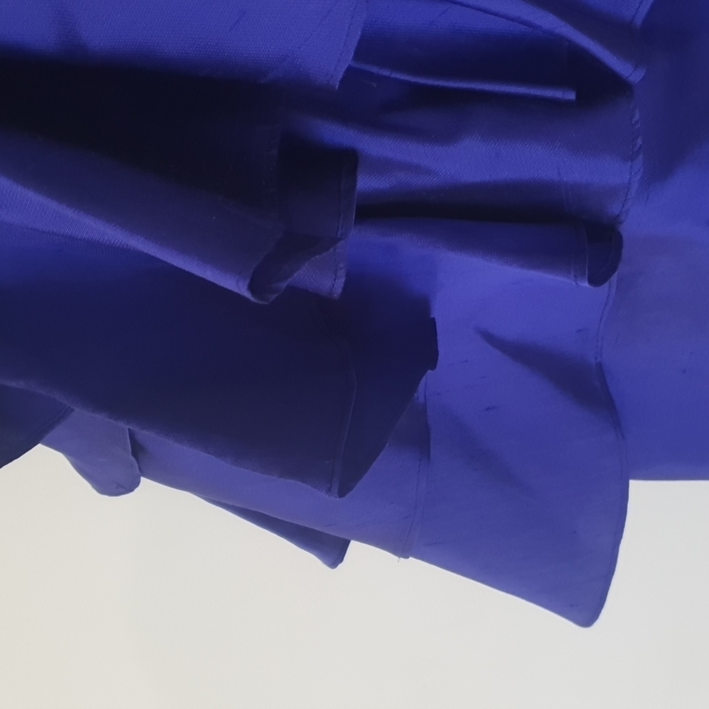 Nina Maya Size 8 Silk Dress Blue Purple - Picture 4 of 10